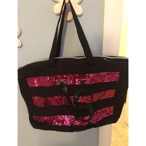 Victoria’s Secret sequin tote bag